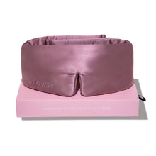 Load image into Gallery viewer, DROWSY SILK SLEEP MASK - DAMASK ROSE