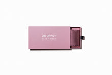Load image into Gallery viewer, DROWSY SILK SLEEP MASK - DAMASK ROSE
